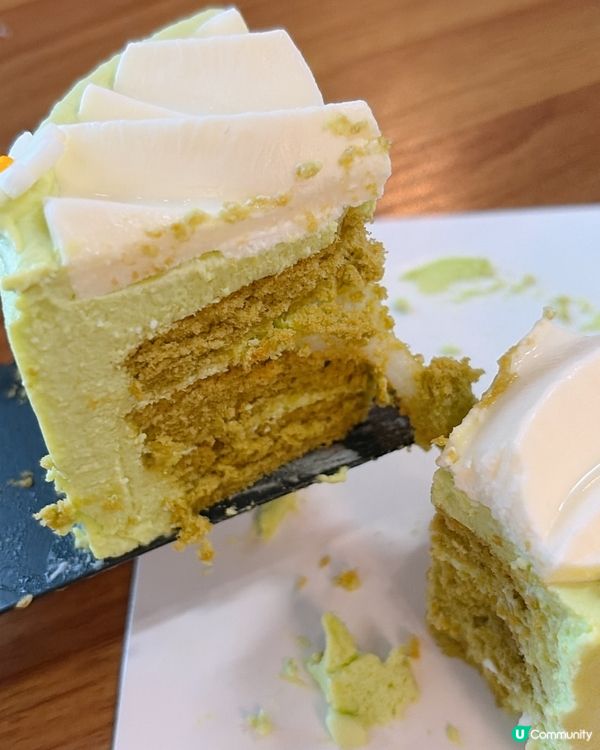 超平百幾蚊😍宇治綠茶斑斕麻糬蛋糕🎂超好食唔太甜!!