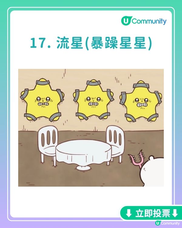 你最鍾意嘅Chiikawa角色係邊個？劇場版角色都有得揀！投票送旋轉木馬系列公仔