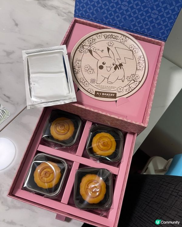 A-1 x Pokemon 奶黃月餅禮盒