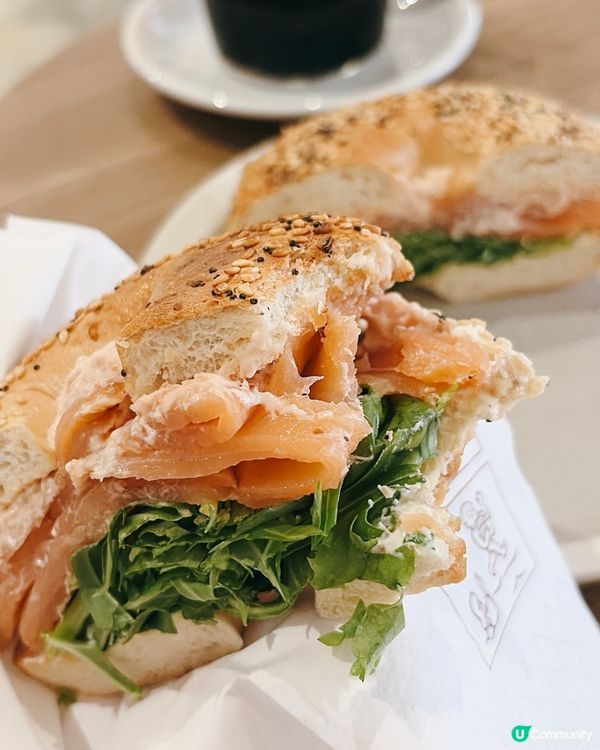Chill爆愛店🧡煙三文魚明太子吞拿魚醬Bagel🥯卡路里⁉️