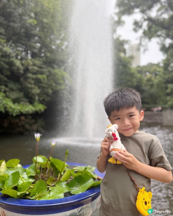 今個夏天香港成日落雨, 趁好天去咗位於尖沙咀嘅九龍公園行下,...