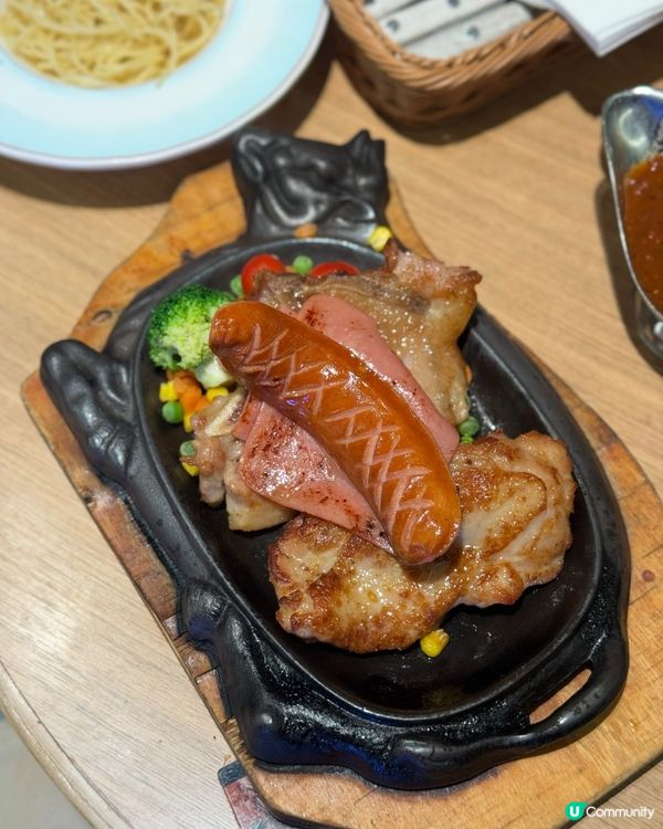 鉄板美式雜扒惹味😋🥩🥢