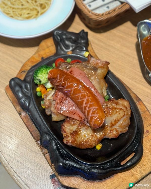 鉄板美式雜扒惹味😋🥩🥢