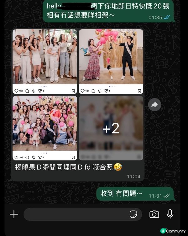 每天都努力做好拍攝和溝通工作💕