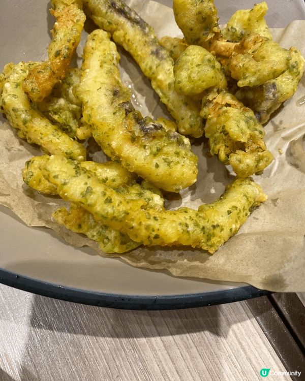 天水圍B記湯飯海苔魷魚鬚,海苔魷魚鬚炸得好鬆脆,炸衣厚度剛剛...