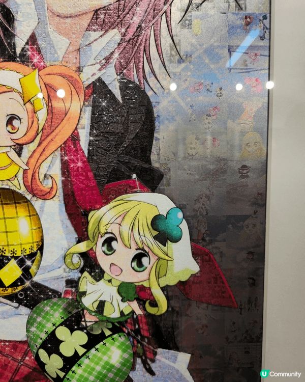 上環一個展覽，守護甜心展覽，有很多幅很特別製成的作品，有細節...