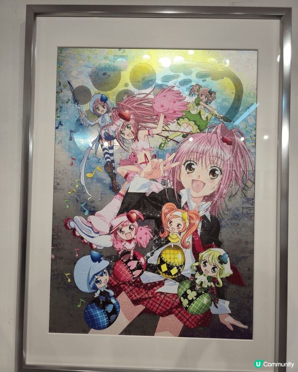 上環一個展覽，守護甜心展覽，有很多幅很特別製成的作品，有細節...