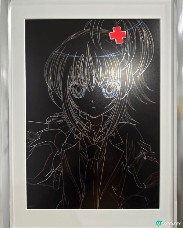 上環一個展覽，守護甜心展覽，有很多幅很特別製成的作品，有細節...