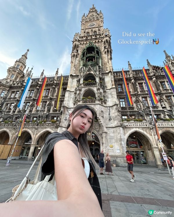 🇩🇪德國慕尼黑Marienplatz西式建築漫遊日記📸  