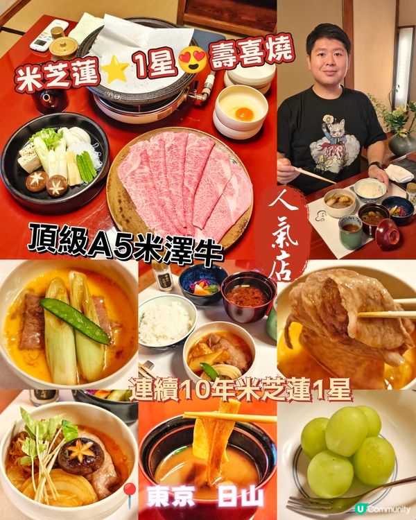米芝蓮⭐1星😍壽喜燒