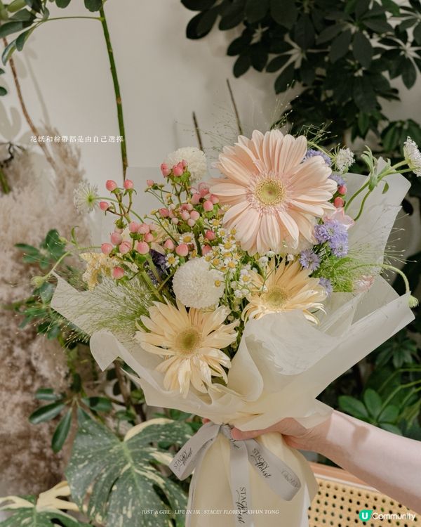 💐 拾光日記：花束放題，為生活添一抹柔和色彩