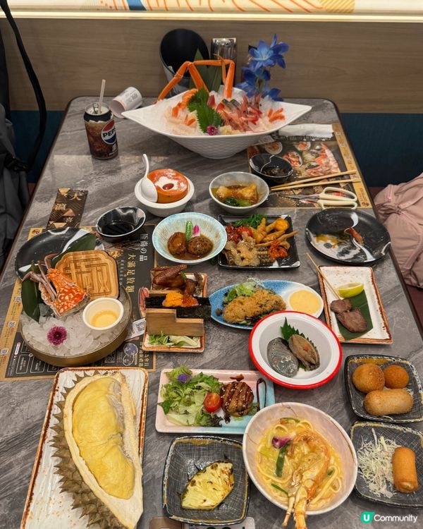 $398龍蝦蟹腳放題🤤極！正！