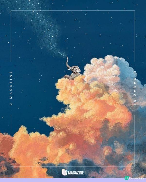 古董畫框結合夢幻雲海☁️天空系油畫深受收藏家喜愛🩵