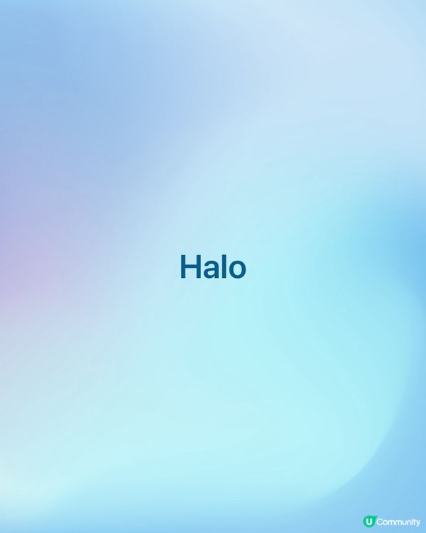 Halo 大哥好 我第一次出現～大家多多支持