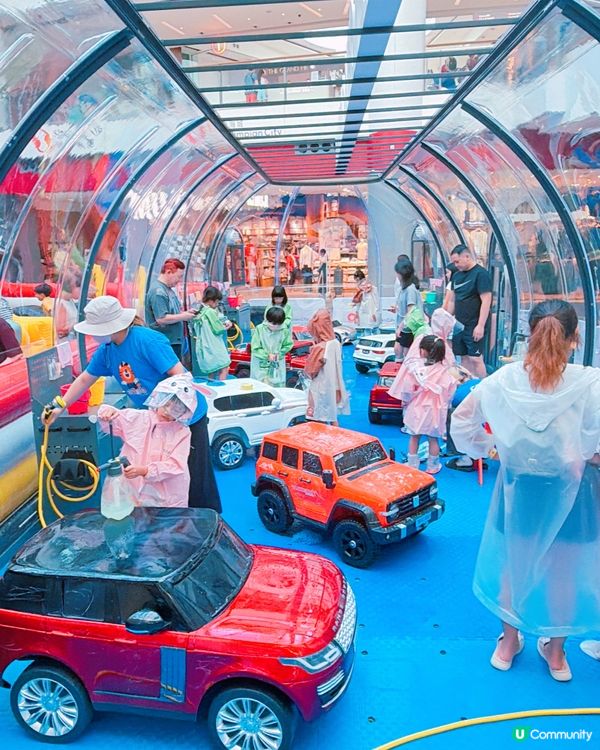 奧海城賽車基地🚗💨🔥 全港首創洗車屋