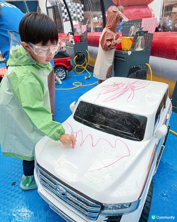 奧海城賽車基地🚗💨🔥 全港首創洗車屋