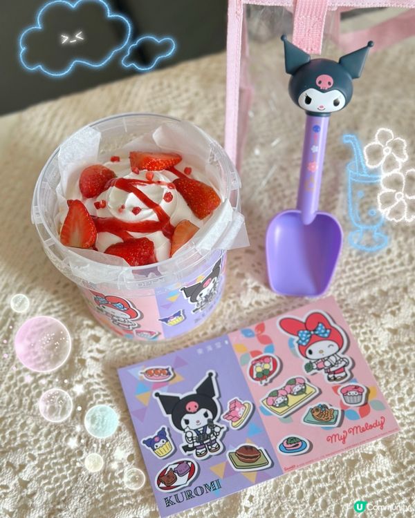 Kuromi . My Melody 夏祭蛋糕套裝🎂