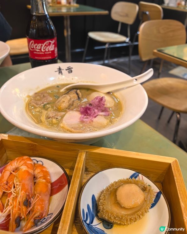 天后小店拉麵蠔白湯用料足