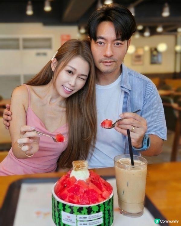 喺韓國第二日嘅第一餐。因為太熱，熱到冇胃口，見周圍嘅cafe...