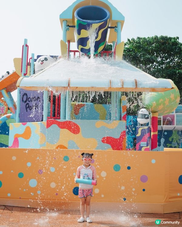 海洋公園熊貓生日趴🎂夏日慶生+玩水🐼🎉