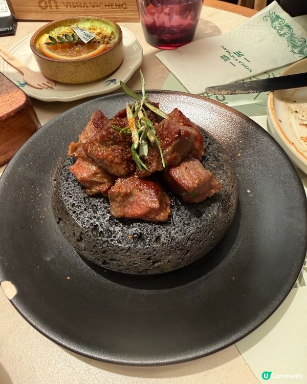 ［深圳美食推介］有生日枱佈置的法式莊園風岩烤牛扒！🐮🏰