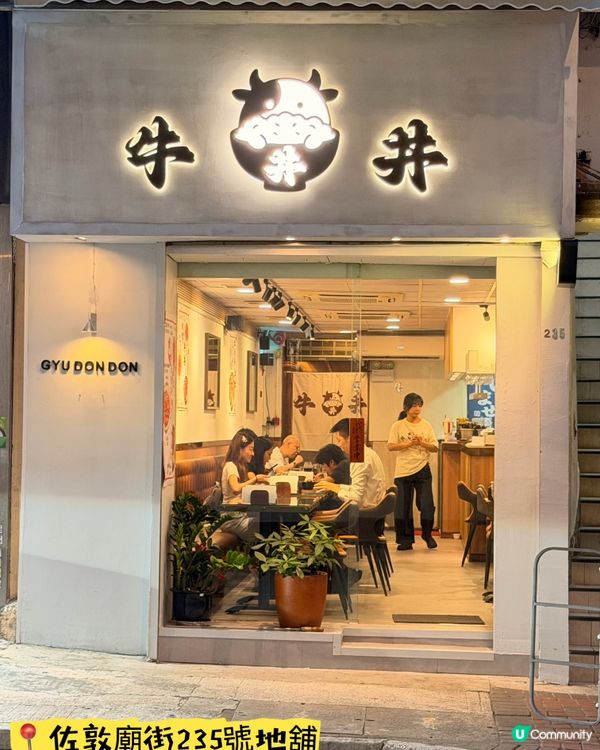 佐敦「牛丼丼」·貓店長坐鎮🐱靚牛丼🐮