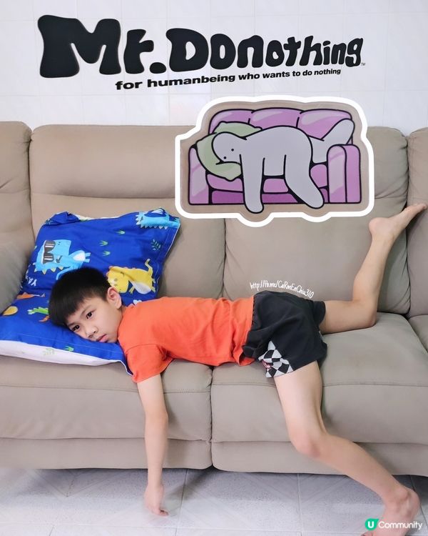 躺平都有態度！🥱💤 把 Mr. Donothing 帶返