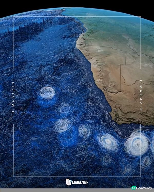 NASA將全球洋流拍成 「海洋版星夜」| 把肉眼看不到的水流變動態                                                    