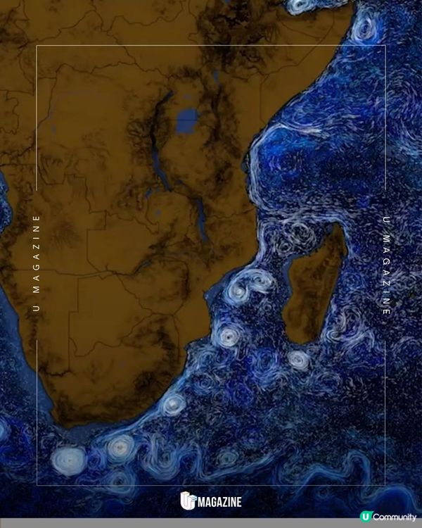 NASA將全球洋流拍成 「海洋版星夜」| 把肉眼看不到的水流變動態                                                    