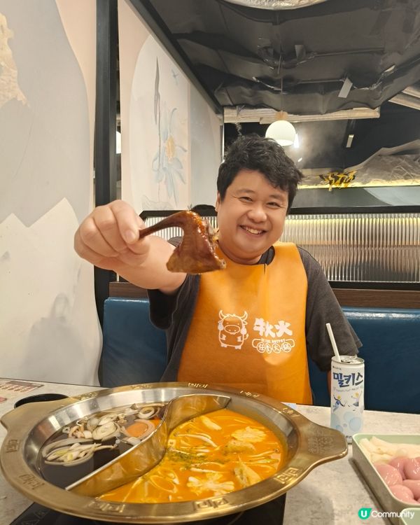 牛火火無限時任食火鍋，雞子牛胸爽+生啤，爽！