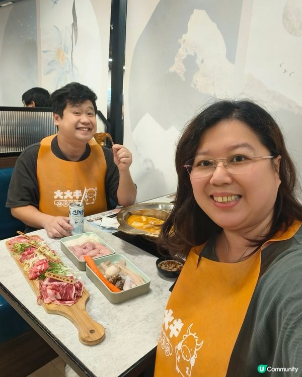 牛火火無限時任食火鍋，雞子牛胸爽+生啤，爽！