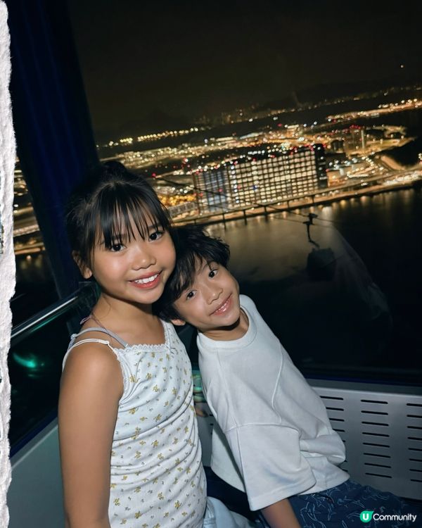 夜航昂坪360，日落星空🎶✨