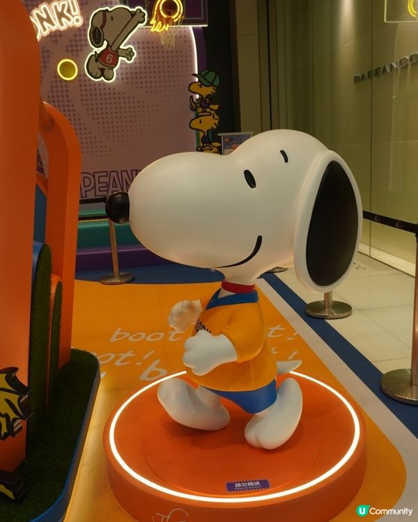 snoopy 運動會，有好多場景可以去打卡