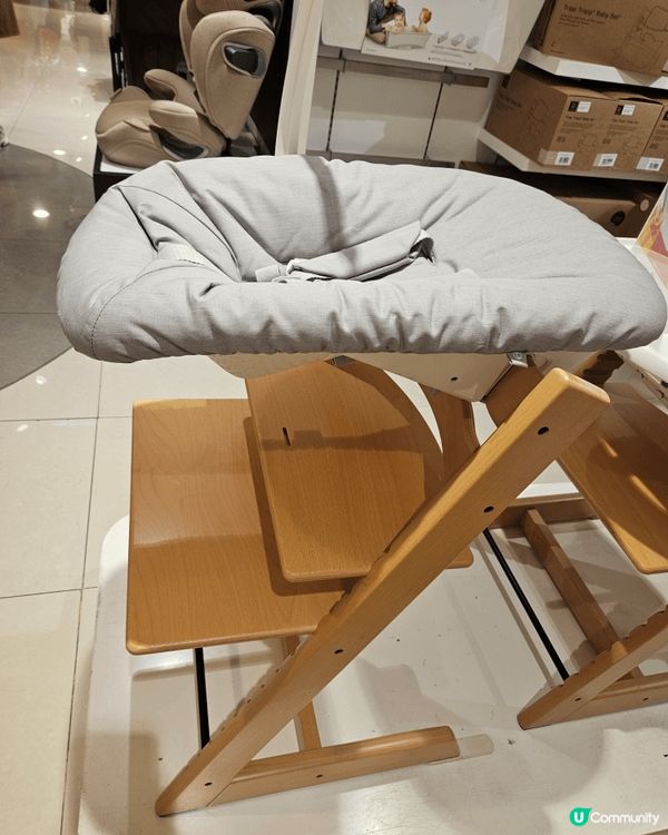 Strokke Tripp Trapp 木製毛兒童成長椅，衫...