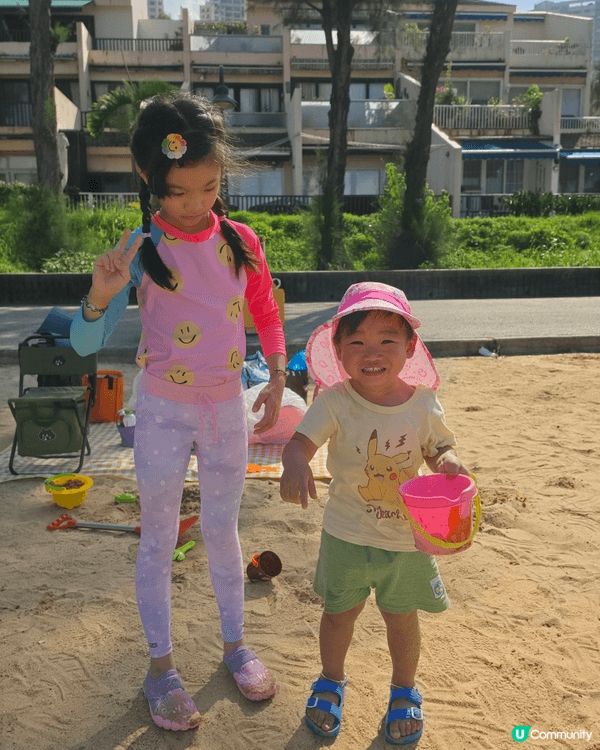 去沙灘：享受陽光與海灘，開心玩沙和水可以刺激感官❤️