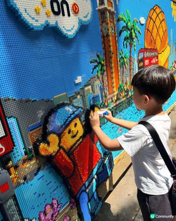 🚌等巴士都可以玩LEGO?