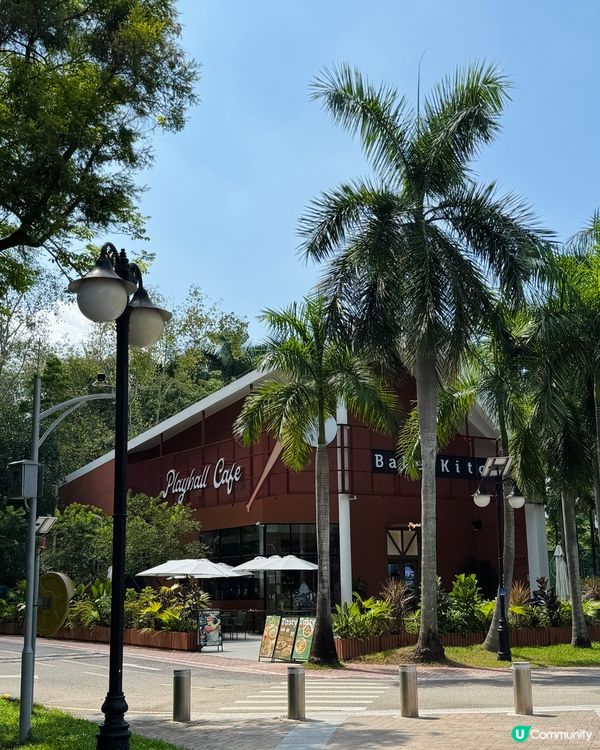 市區中的公園cafe