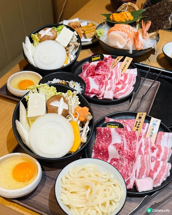 ❀天澗壽喜屋｜尖沙咀超抵食日本A4和牛壽喜燒二人盛❀