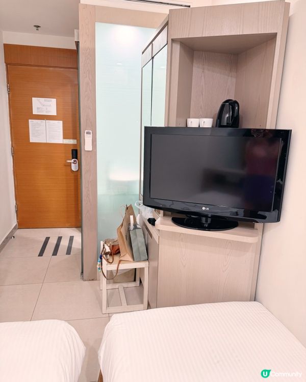 開箱香港🇭🇰青逸酒店「標準雙床房」