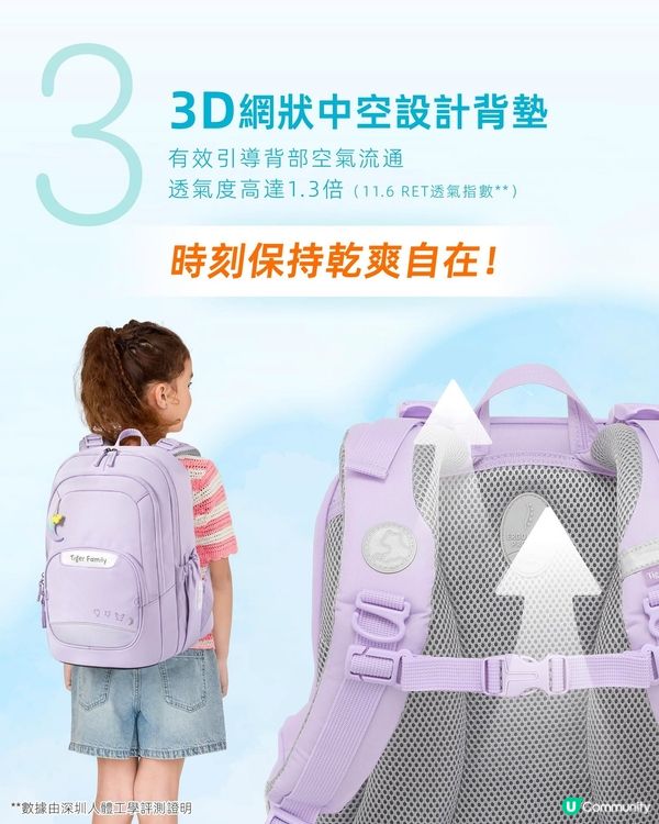 【開學Get Ready! ✨】送您Tiger Family超輕量護脊書包🎒！