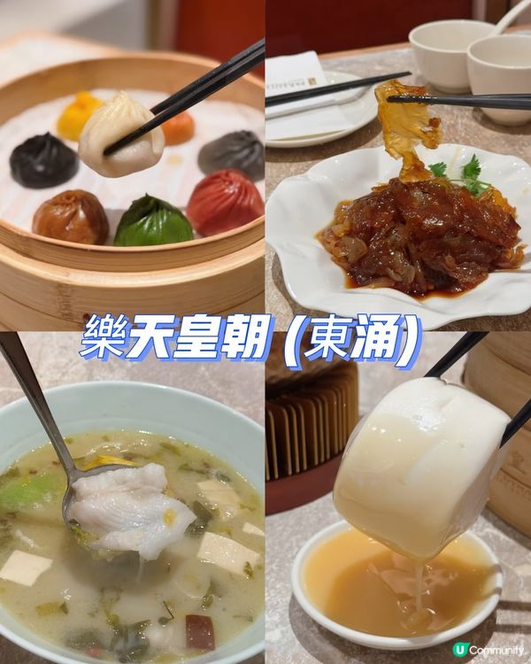 樂天皇朝湯包😋東薈城嘆美食