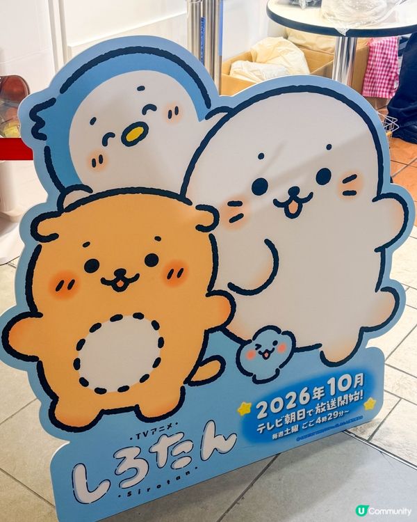 東京駅一番街期間限定！軟綿綿的しろたん