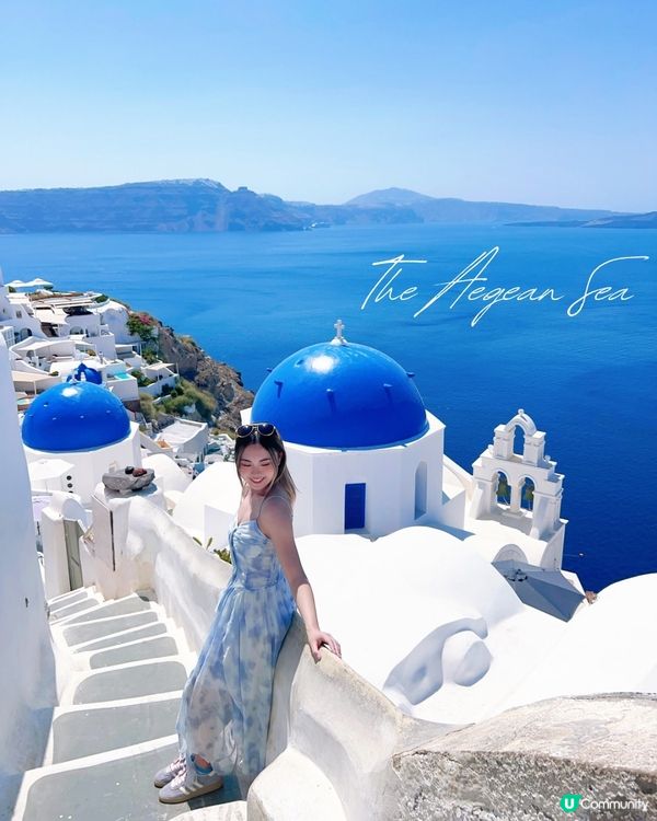 世上最夢幻的島-聖托里尼Santorini💙🤍