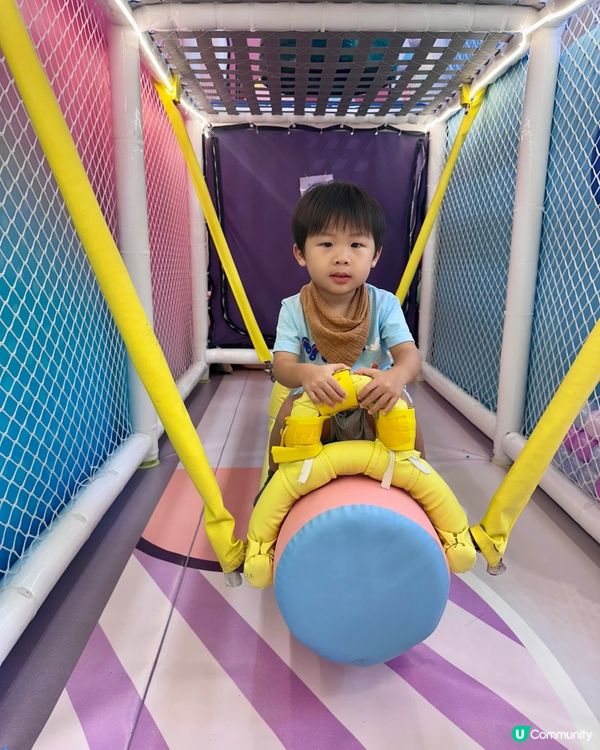 元朗室內遊樂場，4條滑梯任你玩！
