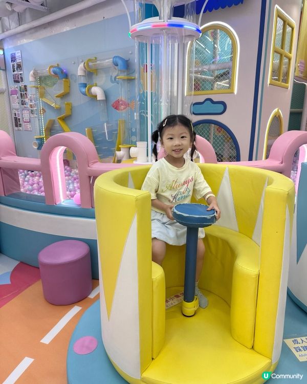 元朗室內遊樂場，4條滑梯任你玩！