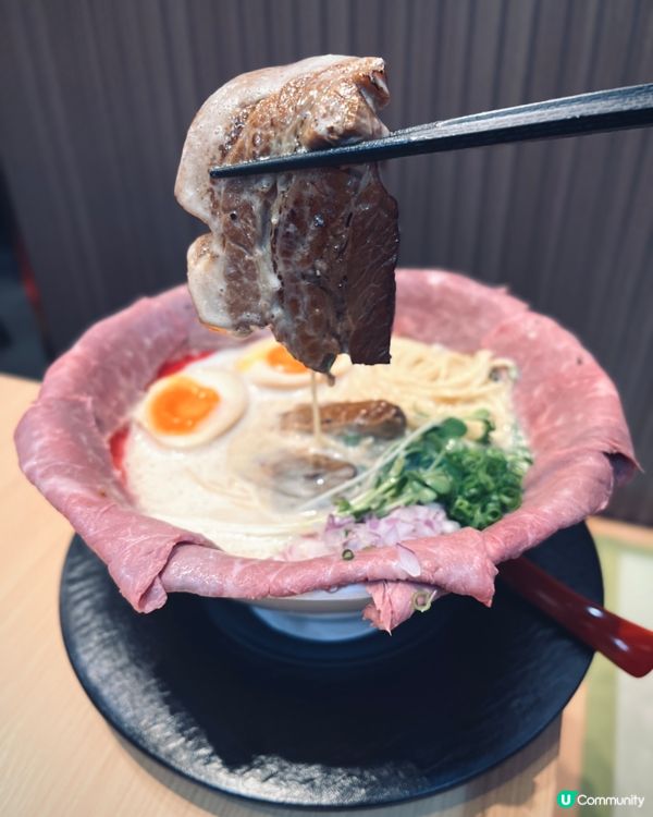 大阪過江龍牛骨白湯拉麵！香港也有啦！ 🍜😋