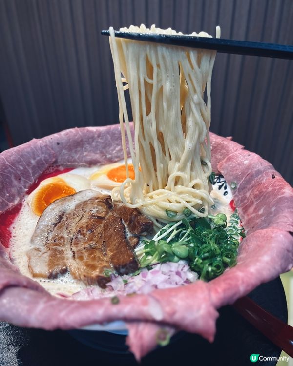 大阪過江龍牛骨白湯拉麵！香港也有啦！ 🍜😋