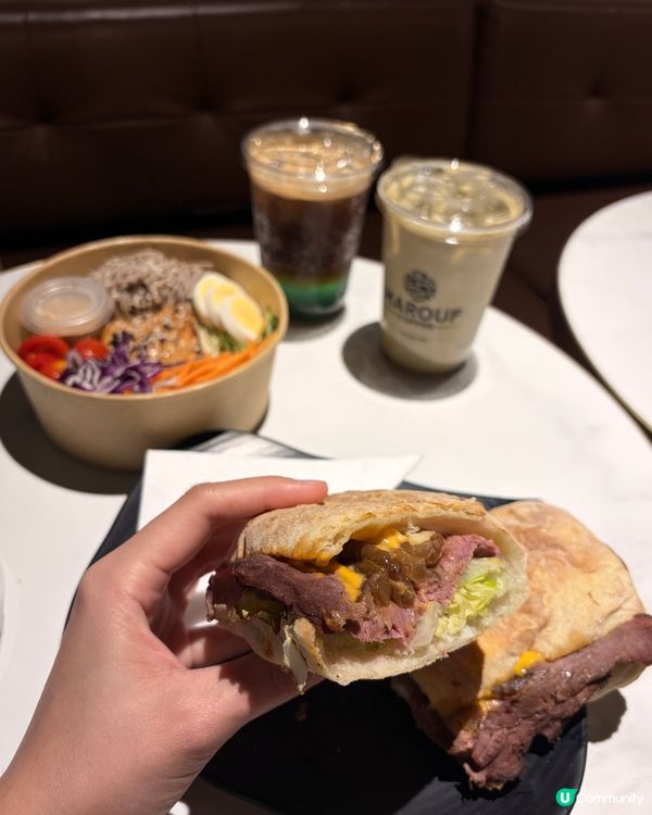 尖沙咀Marouf Coffee打卡美食|型格午餐+特調咖啡...