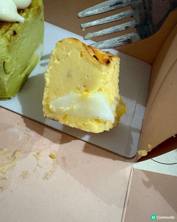 初嚐人氣巴斯克芝士蛋糕🧁方塊新滋味🤤