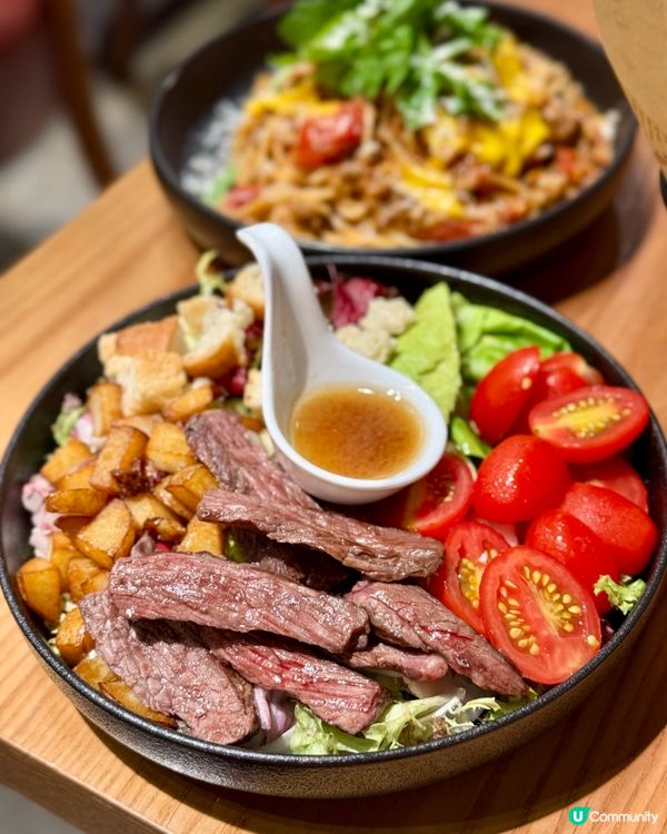 灣仔高質Cafe   必吃燒牛肉新薯沙律
